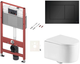 Závěsný WC set do lehkých stěn / předstěnová SAT SIKOTSTOR72414 SIKOTSTOR72414