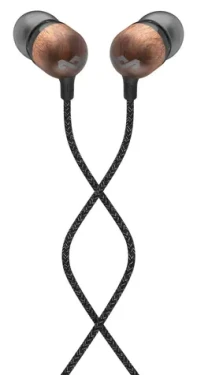 House of Marley Smile Jamaica Signature Black / Sluchátka do uší s mikrofonem / USB-C / 9,2mm měnič (EM-JE042-SB)