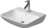 DURAVIT - ME by Starck Umyvadlo 55x44 cm, s přepadem, s otvorem pro baterii, bílá 2335550000