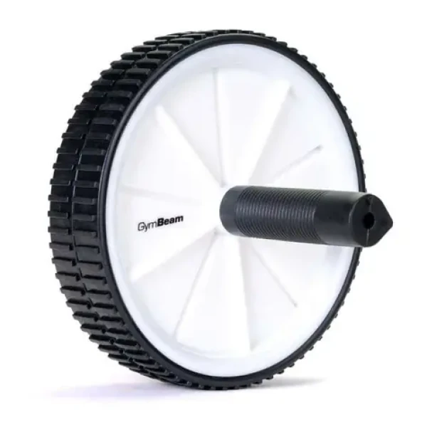 Posilovací kolečko Double Ab Wheel - GymBeam (černá) (36025-1-black-grey)