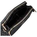 Stylová dámská koženková crossbody Maria, černá