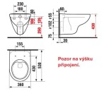 ALCADRAIN předstěnový instalační systém bez tlačítka + WC JIKA LYRA PLUS RIMLESS + SEDÁTKO DURAPLAST H895652 X LY1