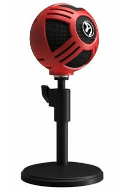 AROZZI SFERA červená / stolní mikrofon / všesměrový / USB (SFERA-RED)