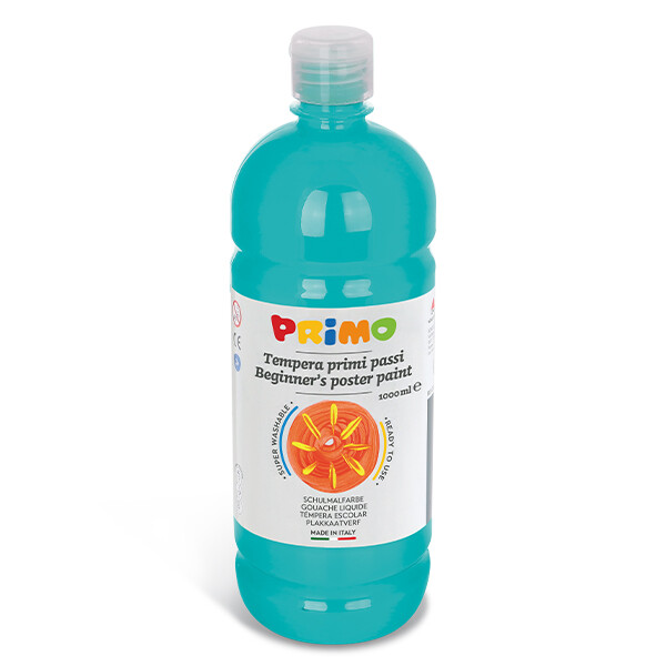 Primo Beginner's ready-mix temperová barva 1000 ml tyrkysová