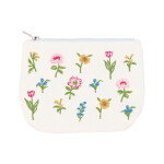 GREEN GATE Kosmetická taštička s výšivkou Estrid White, multi barva, textil