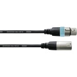 Omnitronic 30220903 XLR propojovací kabel [1x XLR zástrčka 3pólová - 1x XLR zásuvka 3pólová] 3.00 m červená