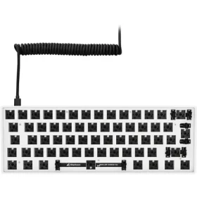 Sharkoon SKILLER SGK50 S4 Barebone bílá / Tělo klávesnice / formát 60% / ISO Layout (4044951038466)