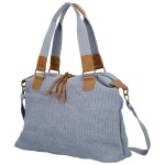 Stylová textilní kabelka na rameno Sofie, modrá