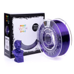 PET-G filament Violet Glass TR 1,75 mm Print With Smile 1kg