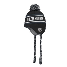 Outerstuff Dětská zimní čepice Vegas Golden Knights NHL Jacquard Tassel