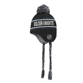 Outerstuff Dětská zimní čepice Vegas Golden Knights Jacquard Tassel