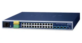 PLANET IGS-R4215-24T4X / Switch průmyslový / 24x Gigabit RJ-45 / 4x 10G SFP+ / L2/L4 / IP30 (IGS-R4215-24T4X)