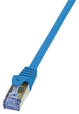 LogiLink modrá / Patch kabel / Cat6A / S/FTP / RJ-45 / 0,5 m / AWG 26/7 LSZH (CQ3026S)