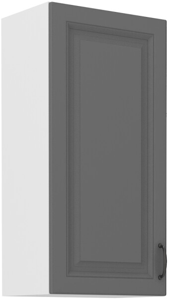 Horní skříňka Stilo 45 G-90 1F Barva korpusu: Bílá, Barva dvířek: Dust Grey