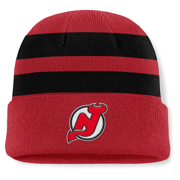 Fanatics Pánská zimní čepice New Jersey Devils NHL Swipe Cuffed Beanie