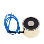 Přídržný elektromagnet s permanentním magnetem - 12V, 4,5kg/45N - 20 x 23 mm