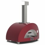 Alfa Forni Moderno 1 červená / Pec na pizzu / 500°C / 60 x 40 / na dřevo (FXMD-1P-LROA)