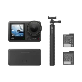 DJI Osmo Action 4 Adventure Combo / Outdoorová kamera / 4K / FOV: 155° / microSD / Wi-Fi / BL / příslušenství (CP.OS.00000270.01)