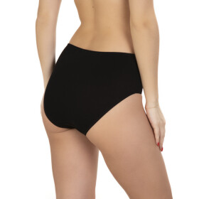 Dámské kalhotky MIDI L-400MD-02EX 2-pack černá XXXXL