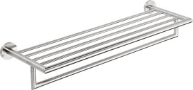 SAPHO - X-STEEL polička na ručníky s hrazdou, nerez mat XS406