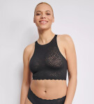 Dámský top ZERO Feel Bliss Crop top BLACK černý 0004 SLOGGI BLACK