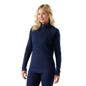 Dámské merino triko s dlouhým rukávem SMARTWOOL Women's Classic Thermal Merino Base Laye, Deep Navy velikost: S