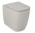KLUDI - Resa S Stojící WC, vario odpad, Rimless, Spiralflush, matná písečně šedá 27WCB03O2
