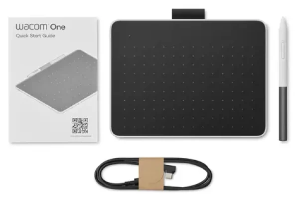 Wacom One Small černo-červená / Grafický tablet s perem / 152×95 mm / 2048 úrovní přítlaku / USB (CTC4110WLW1B)