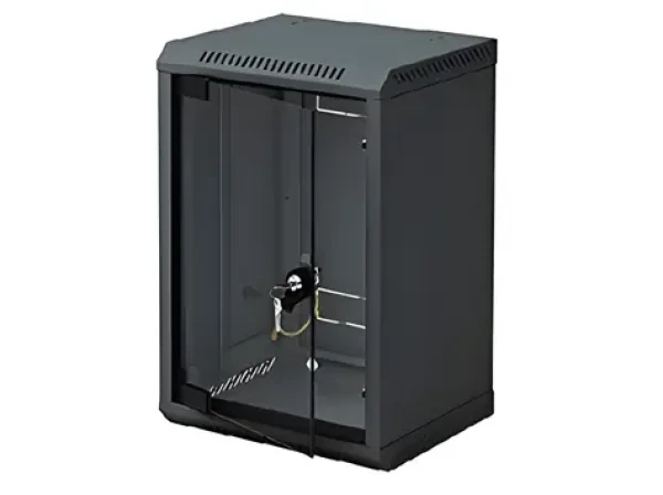 Triton 10" jednodílný 4U/260 mm / Nástěnný rozvaděč / perforované dveře (RBA-04-LS3-BAX-C1)