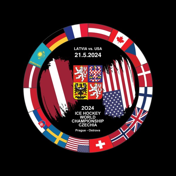 Puk Ice Hockey World Championship Czechia MS 2024 Dueling 21.5.2024 Latvia vs. USA