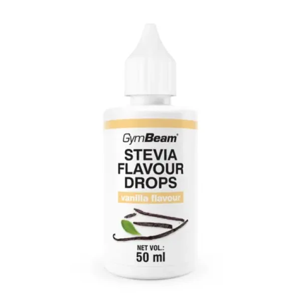 Stevia Flavour Drops - GymBeam (vanilka, 50 ml) (117049-3-50ml-vanilla)