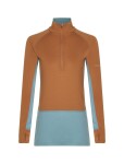 ICEBREAKER Women 200 ZoneKnit LS Half Zip, Hydro/Trail/Cb (vzorek) velikost: S