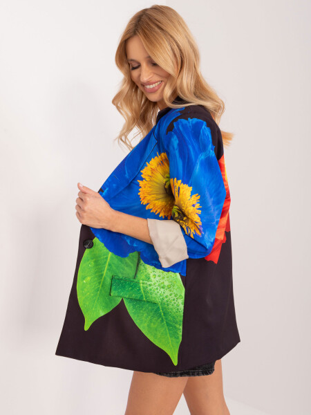 Dámské sako DHJ MA 18525 19.12x Černá mix vzor - FPrice černá- MIX barev one size