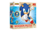 Dřevěné puzzle Sonic 50 dílků 22,4x28cm v krabici 20x20x6cm - Top Mark