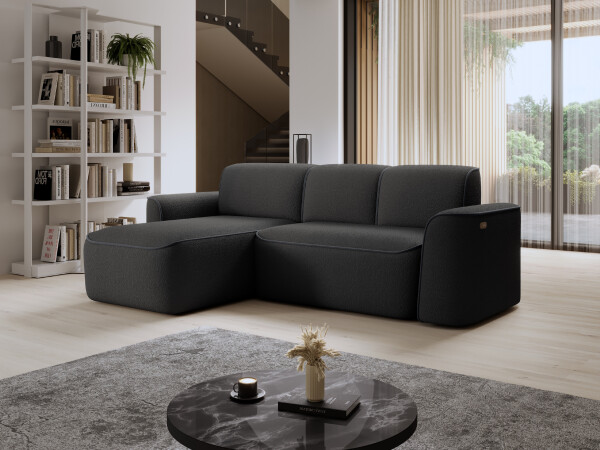 Sedací souprava Ume Provedení: Levá varianta, látka: Royal 5/ Velvet Mat 6