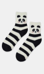 Noviti SB093 Panda dámské ponožky 36-41 ecru-stripes 36-41