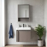 REA - Sada koupelnového nábytku s umyvadlem Gama T25023 KJM 50CM REA-M0201