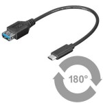 PremiumCord kur31-01 USB 3.1 konektor C/male USB 3.0 konektor A/female, 0,2m