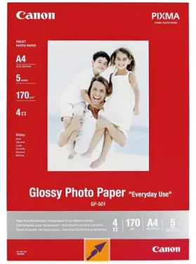 Canon GP-501 / Fotopapír / lesklý / 10x15 cm / 5 listů / 210 g/m2 (0775B076)