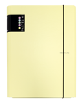Desky lamino 3klopé s gumičkou PASTELINI / žlutá