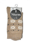 Dámské ponožky WiK 37754 Warm Quality 35-42 béžová 35-38