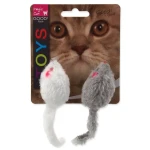 Magic Cat Hračka - myšky chrastící s catnip 11cm 2ks (453-30029)