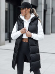 Dámská prošívaná vesta FAR AWAY černá FashionStreet TY3748 M