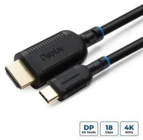 MicroConnect USB-C (M) - HDMI (M) 0,5m černá / Kabel / 4K (MC-USBCHDMI05)