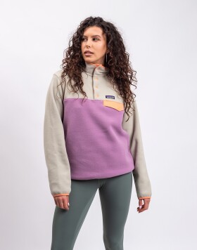 Patagonia W's LW Synch Snap-T P/O Light Violet M