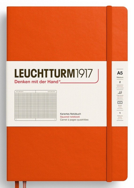 Zápisník Pumpkin Hardcover Medium (A5) čtverečkovaný