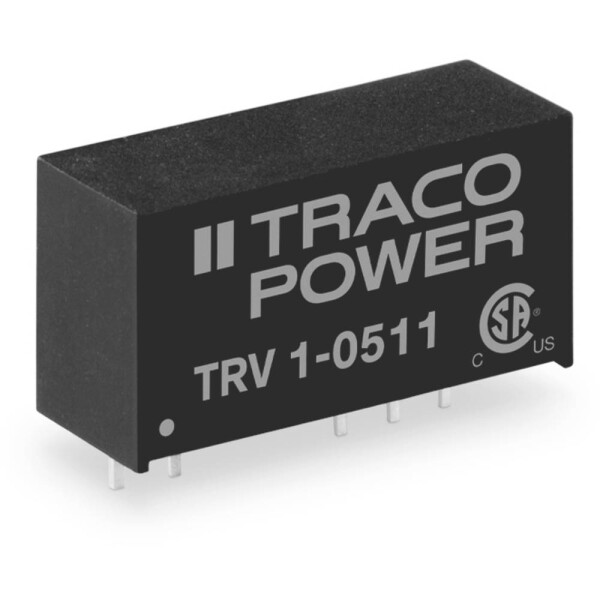 TracoPower TRV 1-2411 DC/DC měnič napětí do DPS 24 V/DC 5 V/DC 200 mA 1 W Počet výstupů: 1 x Obsah 10 ks