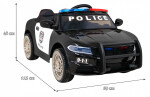 Mamido Dětské elektrické autíčko Super-Police černé