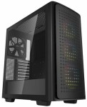 DEEPCOOL CK560 černá / E-ATX / 2xUSB 3.0 + 1xUSB-C / 3x120 mm + 1x140 mm / bez zdroje / průhledná bočnice (R-CK560-BKAAE4-G-1)