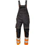 CRV Cerva Mont. kalhoty KNOXFIELD HI-VIS DW275 lacl antracit-oranžové dole reflexní pruhy DOPRODEJ 64 antracit-oranžové